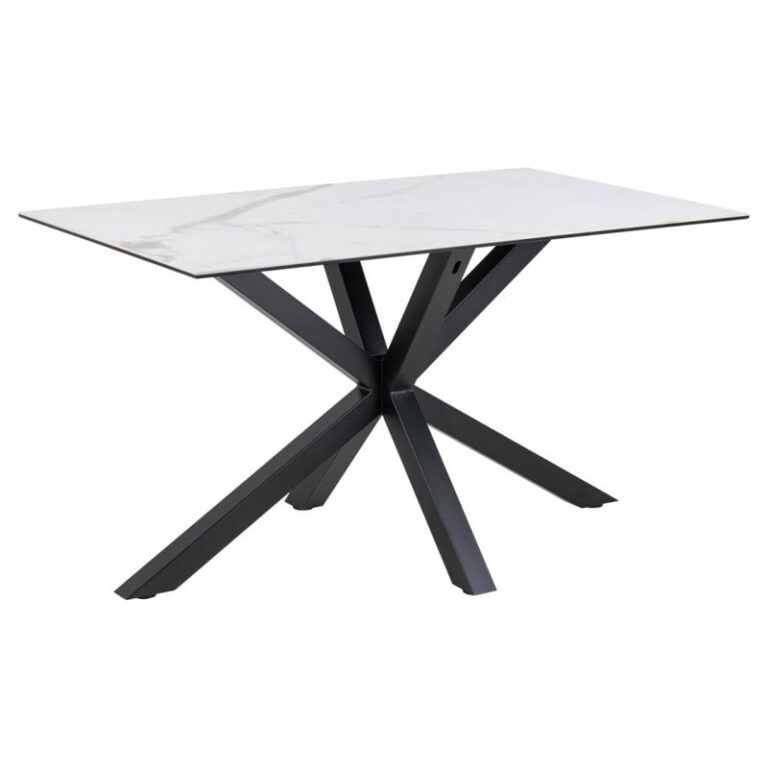 Zuvio Eettafel Wit Keramiek 135cm