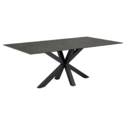 Zuvio Eettafel Zwart Keramiek 200cm