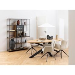 Zuvio Eettafel ovaal Naturel 220cm