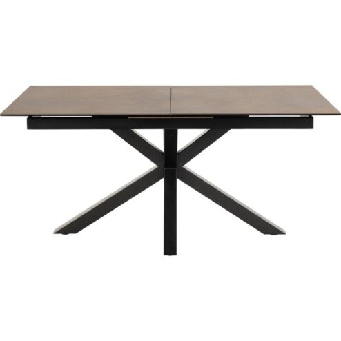 Zuvio Uitschuifbare Eettafel Bruin Keramiek 210cm