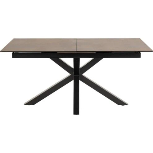 Zuvio Uitschuifbare Eettafel Bruin Keramiek 210cm
