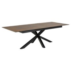 Zuvio Uitschuifbare Eettafel Bruin Keramiek 240cm