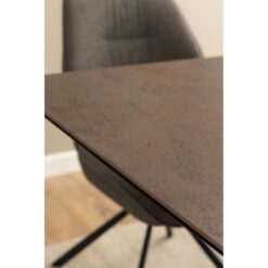 Zuvio Uitschuifbare Eettafel Bruin Keramiek 240cm