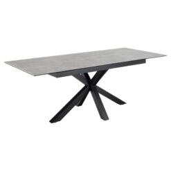 Zuvio Uitschuifbare Eettafel Grijs Keramiek 210cm