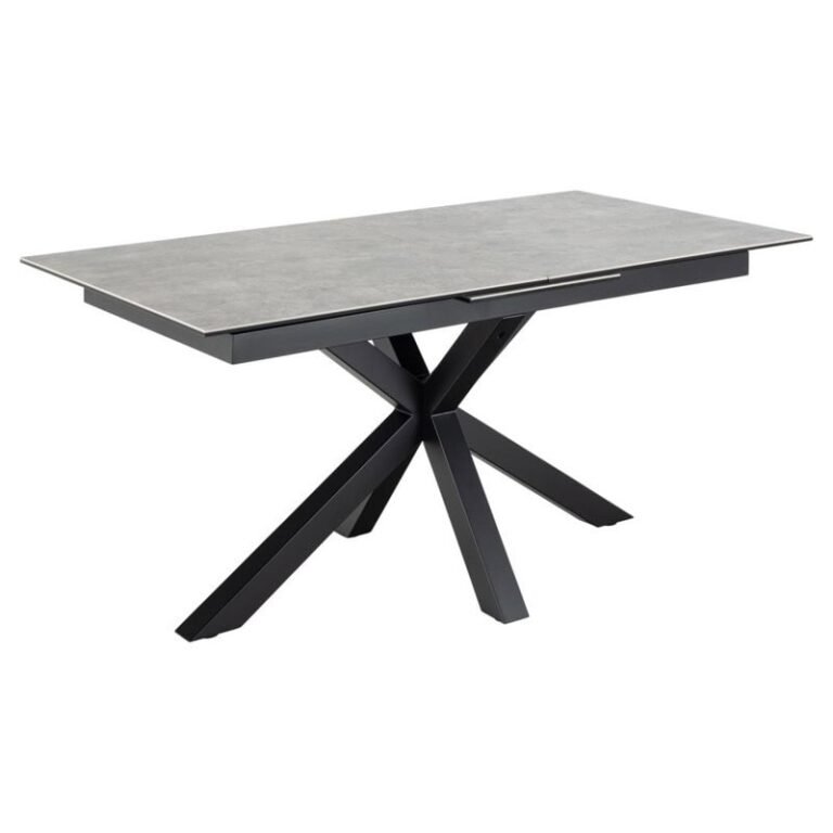Zuvio Uitschuifbare Eettafel Grijs Keramiek 210cm