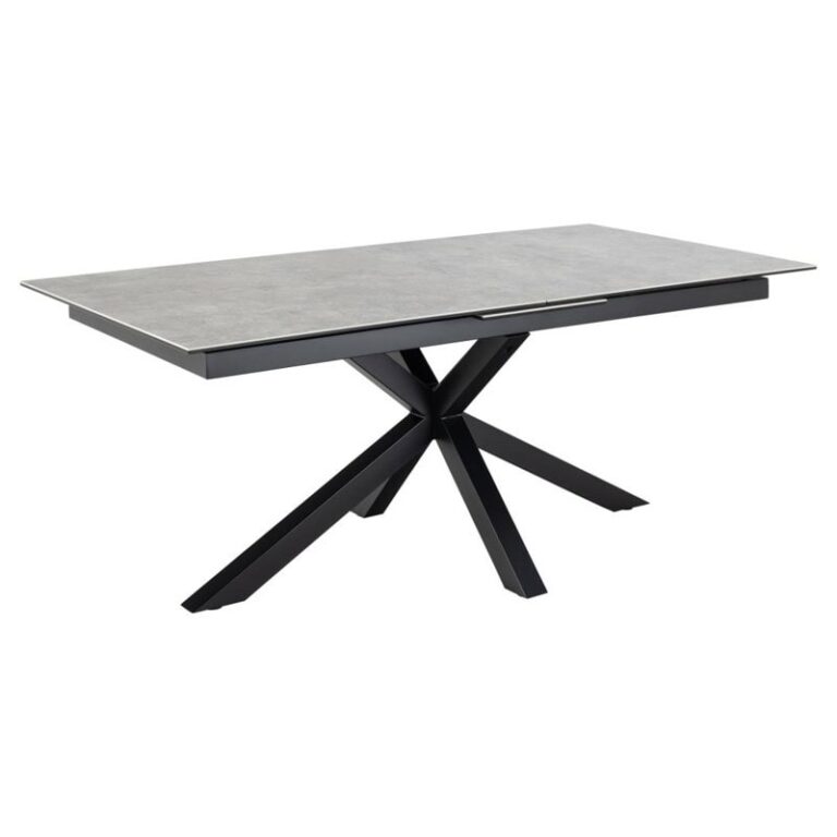 Zuvio Uitschuifbare Eettafel Grijs Keramiek 240cm