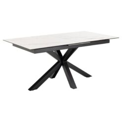Zuvio Uitschuifbare Eettafel Wit Keramiek 210cm