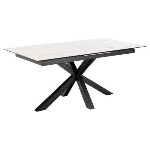 Zuvio Uitschuifbare Eettafel Wit Keramiek 210cm