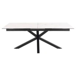 Zuvio Uitschuifbare Eettafel Wit Keramiek 240cm