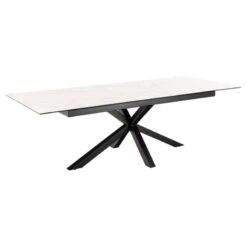 Zuvio Uitschuifbare Eettafel Wit Keramiek 240cm