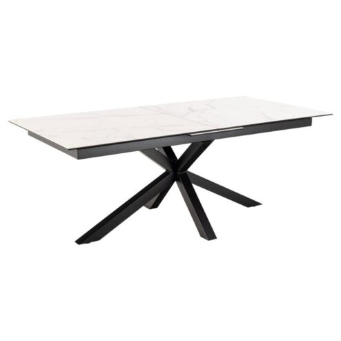 Zuvio Uitschuifbare Eettafel Wit Keramiek 240cm
