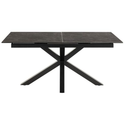 Zuvio Uitschuifbare Eettafel Zwart Keramiek 210cm