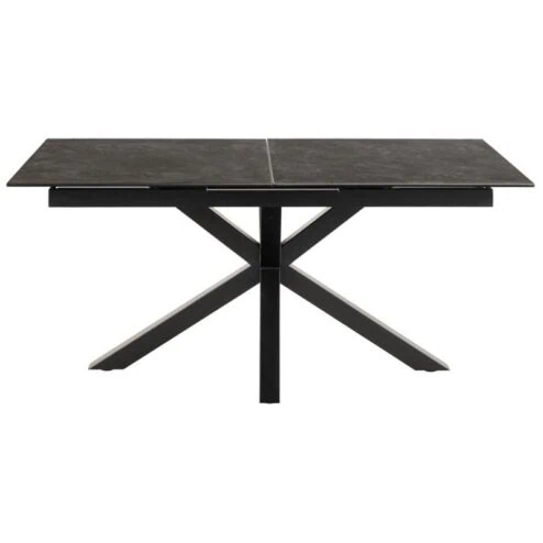 Zuvio Uitschuifbare Eettafel Zwart Keramiek 210cm