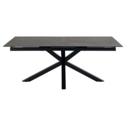 Zuvio Uitschuifbare Eettafel Zwart Keramiek 240cm