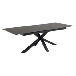 Zuvio Uitschuifbare Eettafel Zwart Keramiek 240cm
