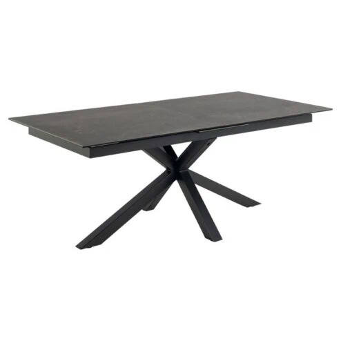 Zuvio Uitschuifbare Eettafel Zwart Keramiek 240cm