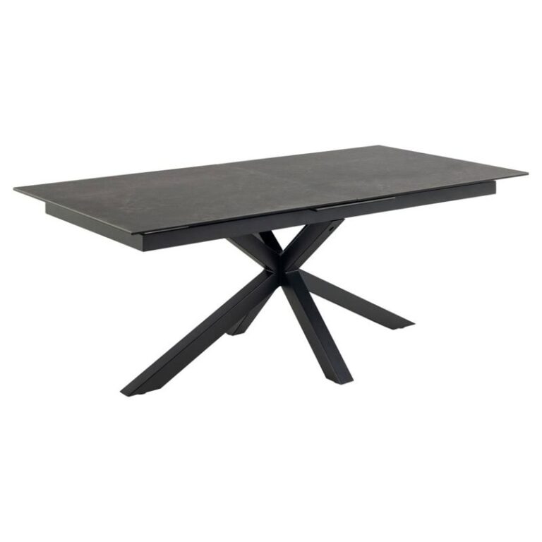 Zuvio Uitschuifbare Eettafel Zwart Keramiek 240cm