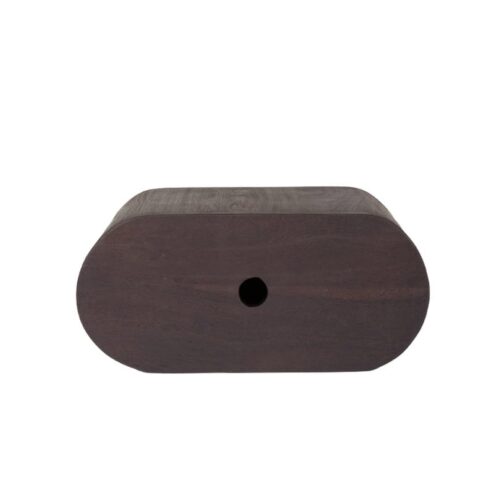 Zwevend Nachtkastje Rise Espresso Mangohout 45cm