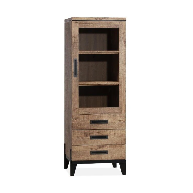 Briswick Vitrinekast 1 deur 67cm