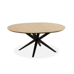 Calvenza-uitschuifbare-Eettafel-rond-120160cm-Zelf-samenstellen