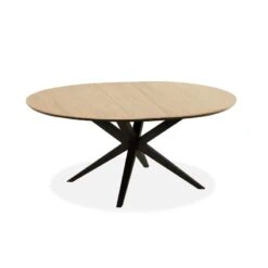 Calvenza-uitschuifbare-Eettafel-rond-120160cm-Zelf-samenstellen