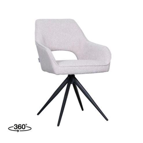 Eetkamerstoel Finley Naturel Boucle