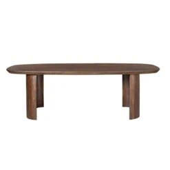 Eettafel Martin Deens ovaal Bruin 200cm