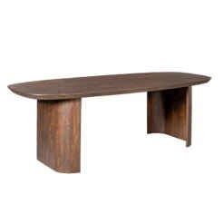 Eettafel Martin Deens ovaal Bruin 240cm
