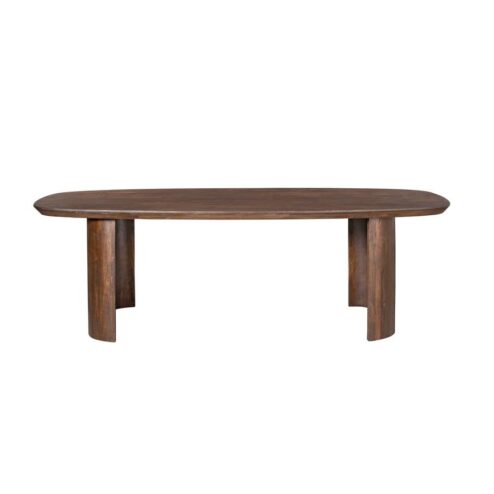 Eettafel Martin Deens ovaal Bruin 300cm