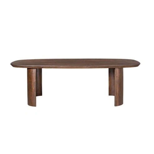 Eettafel Martin Deens ovaal Bruin 300cm