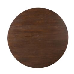 Eettafel Martin rond Bruin Zand Dichte poot 150cm