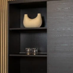 Valente Wandkast Zwart 120cm