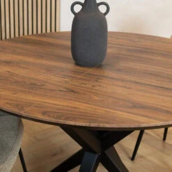 Calvenza uitschuifbare Eettafel rond – Zelf samenstellen