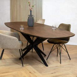 Calvenza uitschuifbare Eettafel Deens ovaal