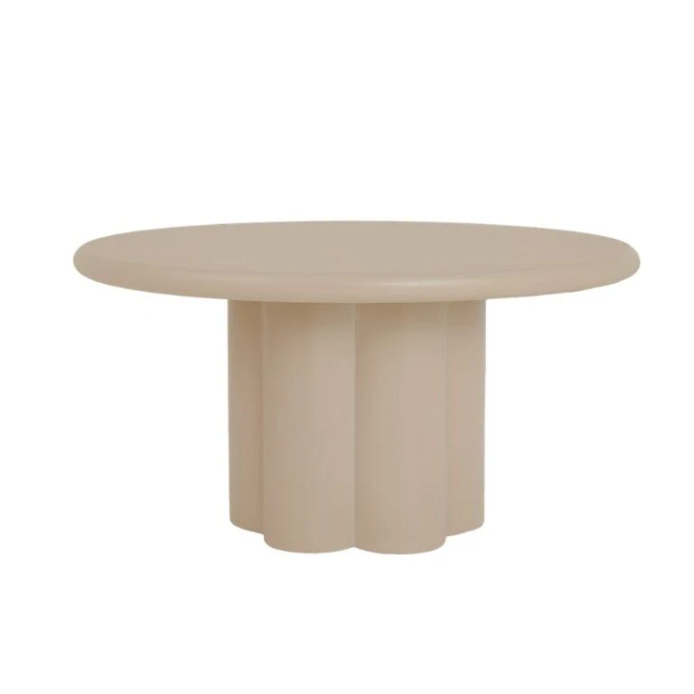 Melzo Eettafel rond beige 130cm