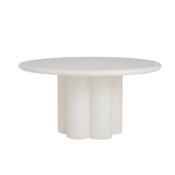 Melzo Eettafel rond wit 130cm