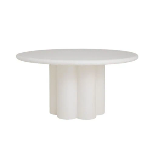 Melzo Eettafel rond wit 130cm