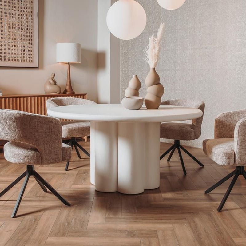 Ronde eettafels 4 personen