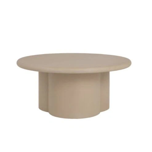 Melzo Salontafel rond beige 90cm