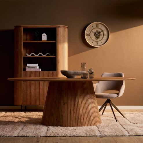 Livia Eettafel Ovaal Naturel 240cm