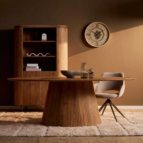 Livia Eettafel Ovaal Naturel 240cm