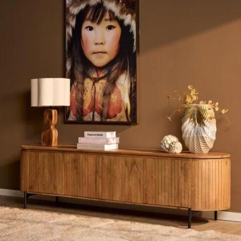 Livia Tv meubel Naturel 210cm