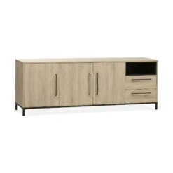 Tresso Dressoir 3 deuren Lichthout 220cm