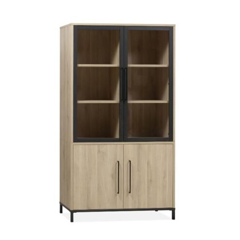 Tresso Vitrinekast 2 deuren Lichthout 112cm