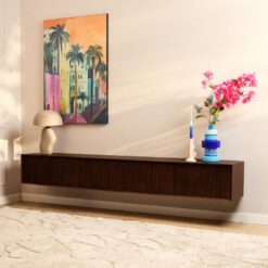 Zwevend Tv meubel Martin Walnoot 200cm