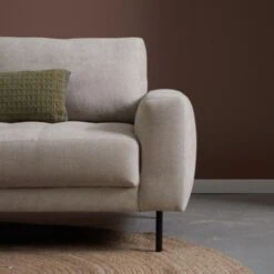 Bank Oreo Chaise longue links Linnen Beige (1)