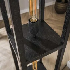 Debby 4-lichts Vloerlamp Artic zwart