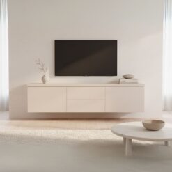 Halmsford Zwevend Tv meubel hoog Ivory