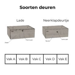 Halmsford Zwevend Tv meubel laag