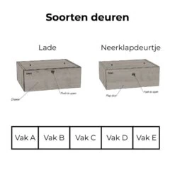 Halmsford Zwevend Tv meubel laag